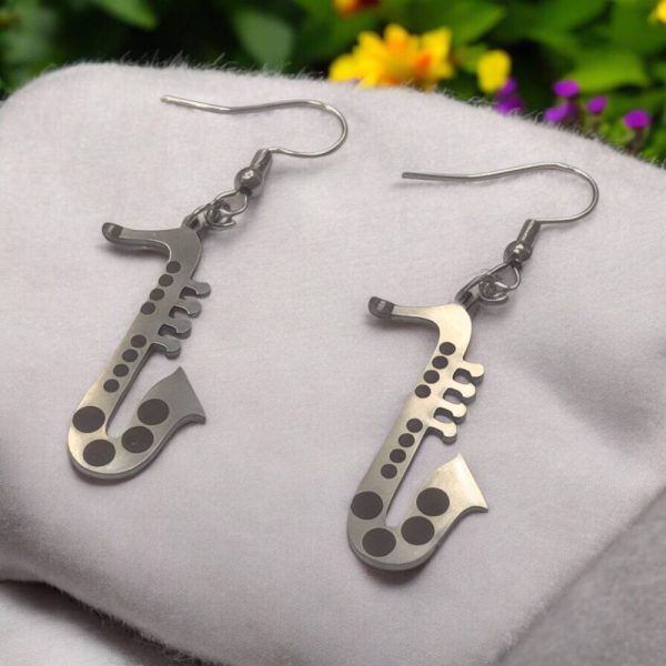 گوشواره استیل ساکسوفون