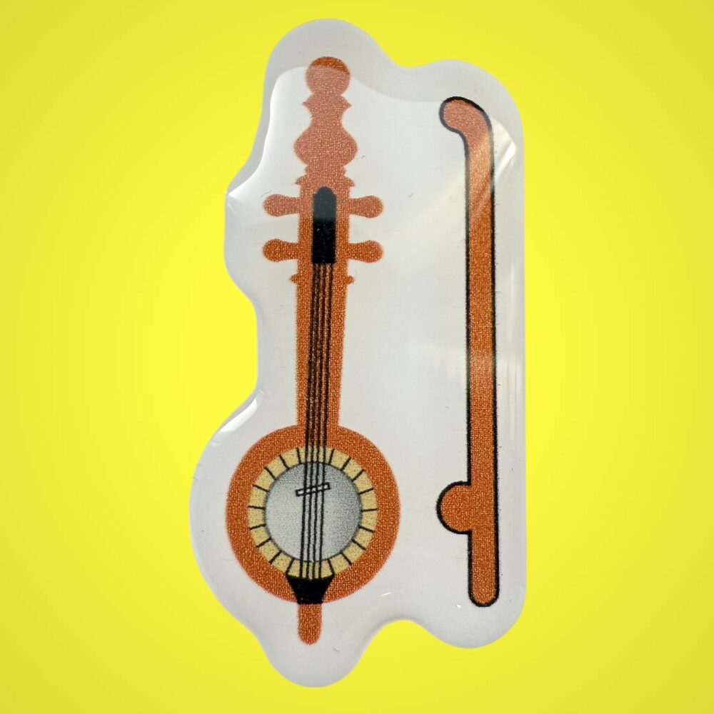 استیکر (برچسب) ژله ای کمانچه