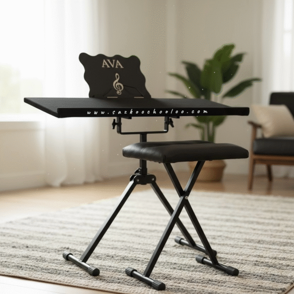 ست میز و صندلی سنتور فلزی آوا