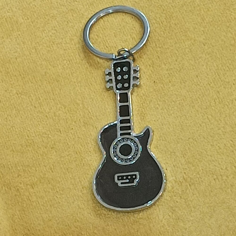 جاسوئیچی فلزی گیتار مشکی - Image 2