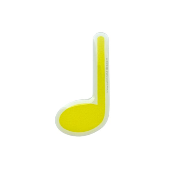 استیکر (برچسب) ژله ای نت سیاه - زرد