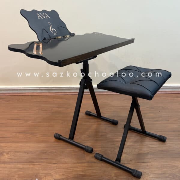 ست میز سنتور و صندلی آوا ( ام دی اف ) کد 2