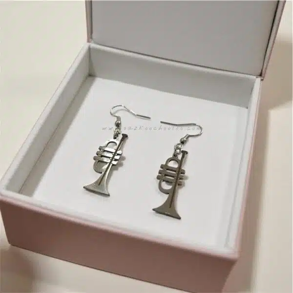 گوشواره استیل ترومپت